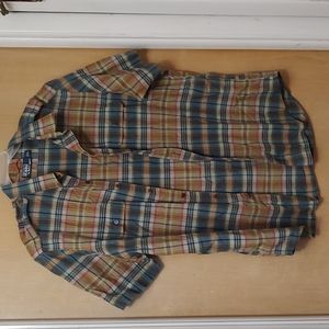 Polo short sleeve button up shirt XL